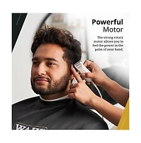 Wahl Professional - Peanut - Professional Beard Trimmer and Hair Clipper Kit - Adjustable Hair Cutting Tool with 4 Guide Combs - White