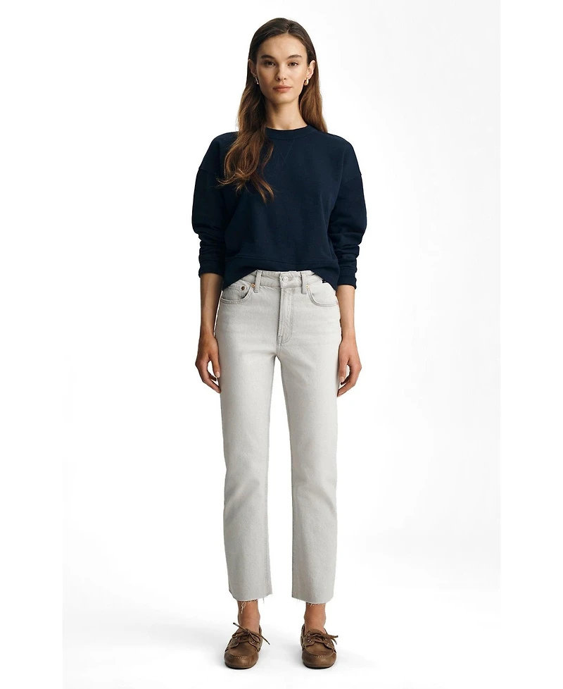 Mavi Jeans Women's New York High Rise Straight Leg Jeans