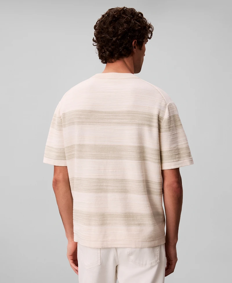 Calvin Klein Men's Horizontal Stripe Short-Sleeve T-Shirt