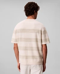 Calvin Klein Men's Horizontal Stripe Short-Sleeve T-Shirt