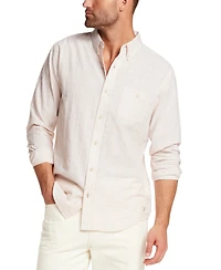 Weatherproof Vintage Men's Vertical Dobby Long-Sleeve Shirt