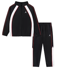 Jordan Boys' 4-7 Tricot Color Piping Long-Sleeve Jacket and Pants, 2-Piece Set