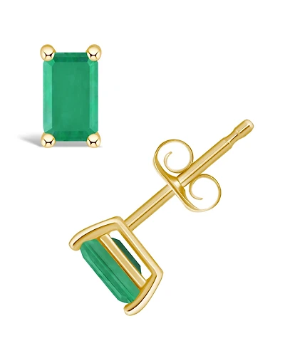 Tanzanite Stud Earrings (1/2 ct. t.w.) 14k Gold (Also Emerald, Ruby & Sapphire)