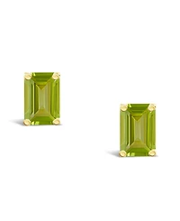 Peridot (1-3/8 ct. t.w.) Stud Earrings 14K Yellow Gold or White