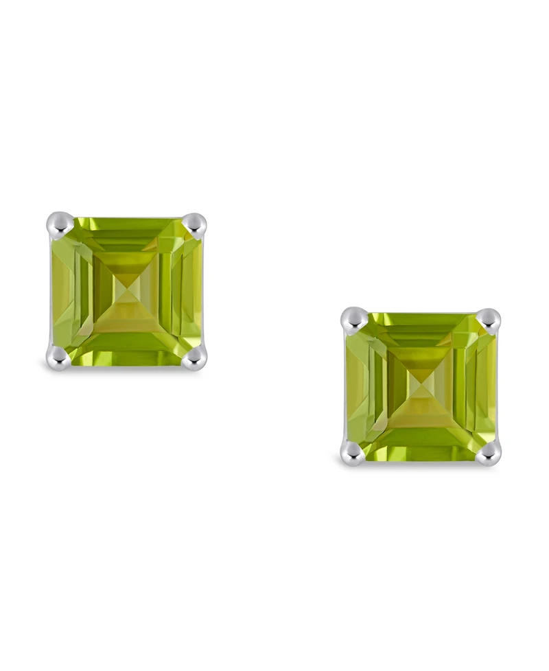 Peridot (2-1/3 ct. t.w.) Stud Earrings in Sterling Silver