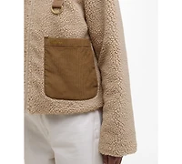 Barbour Women's Malena Collared Cropped Fleece Jacket