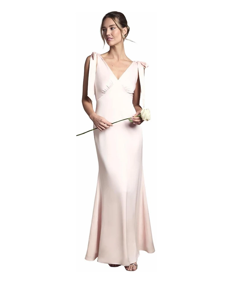 Coast Women's V-Neck Crepe Maxi Dress