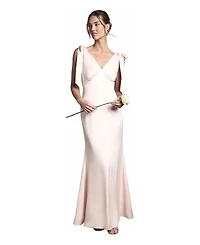 Coast Women's V-Neck Crepe Maxi Dress