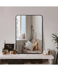 Midola 24x32 Inch Metal Framed Rectangular Bathrrom Mirror for Home Bathroom Wall
