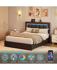 gaomon Bed Frame with 4 Drawers