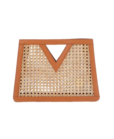 Adornia Fine Rattan Kane Clutch Handbag