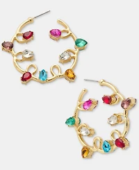 Holiday Lane Christmas String Lights Hoop Earrings, Macy's Exclusive