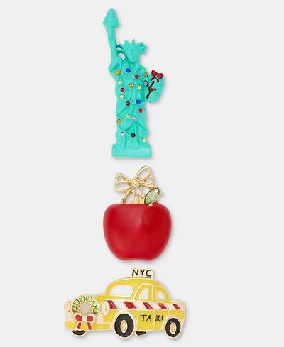 Holiday Lane Nyc Holiday Pins, Set of Three, Macy's Exclusive