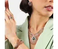 Sohi Women's Gold-Plated Stones Jewellery Set