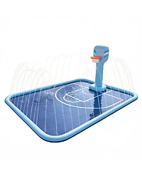Aofar Splash Pad Sprinkler Basketball Hoop Outdoor Water Fun