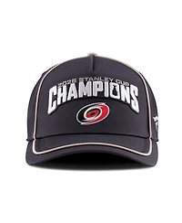 Fanatics Men's Black/Light Beige Carolina Hurricanes 2026 Nhl Stanley Cup Champions Locker Room Adjustable Hat