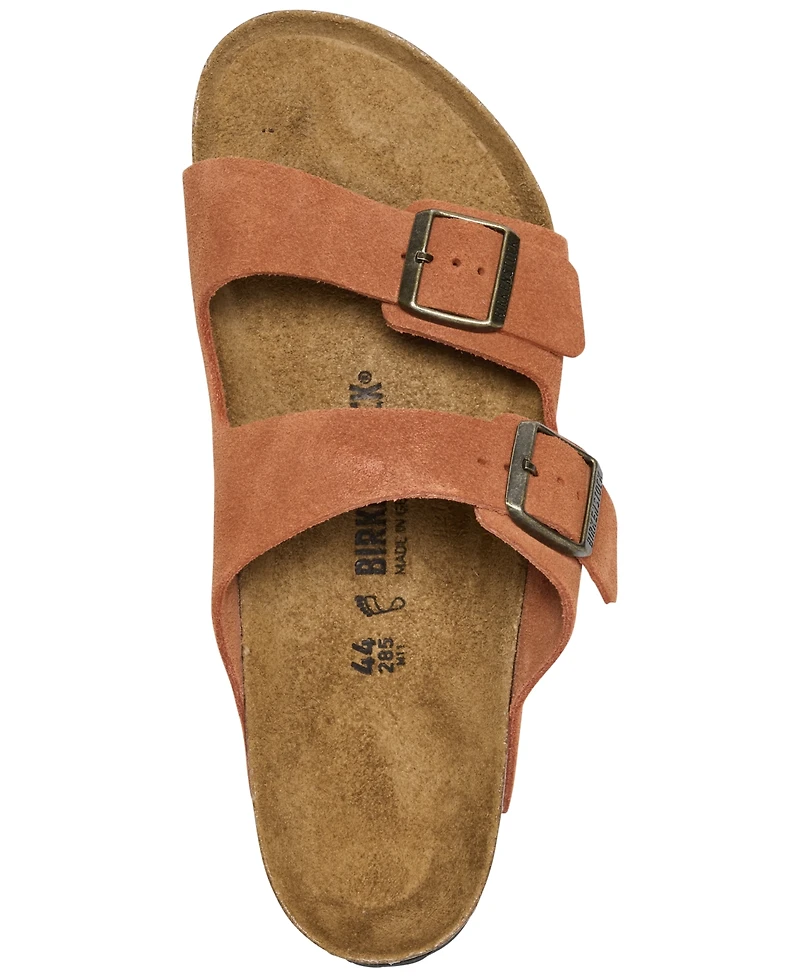 Birkenstock Men's Arizona Suede Leather Sandals from Finish Line