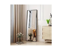 Antok Full Length Mirror, 59"x16" Oversized Floor Mirror Freestanding, Body for Living Room Style