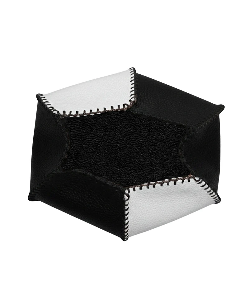 Carlos Falchi Mini Bucket Leather Pouch Bag