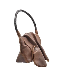Carlos Falchi Shoulder Butterfly Leather Bag