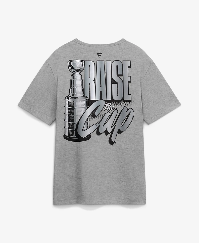 Fanatics Men's Gray Vegas Golden Knights 2026 Nhl Stanley Cup Champions Authentic Locker Room T-Shirt