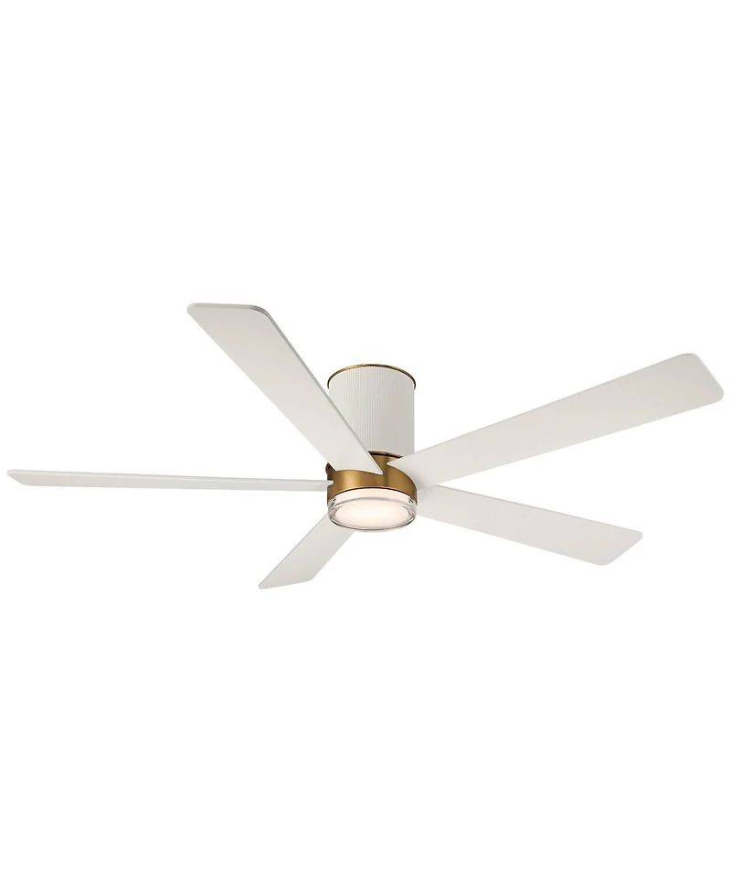 Casa Vieja 56 inch Vex Led Hugger Ceiling Fan with Remote