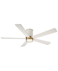 Casa Vieja 56 inch Vex Led Hugger Ceiling Fan with Remote
