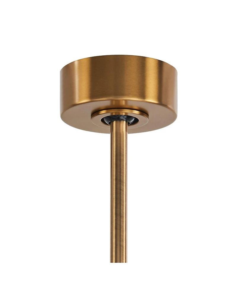 Casa Vieja 72 inch Vortex Soft Brass Led Ceiling Fan with Remote