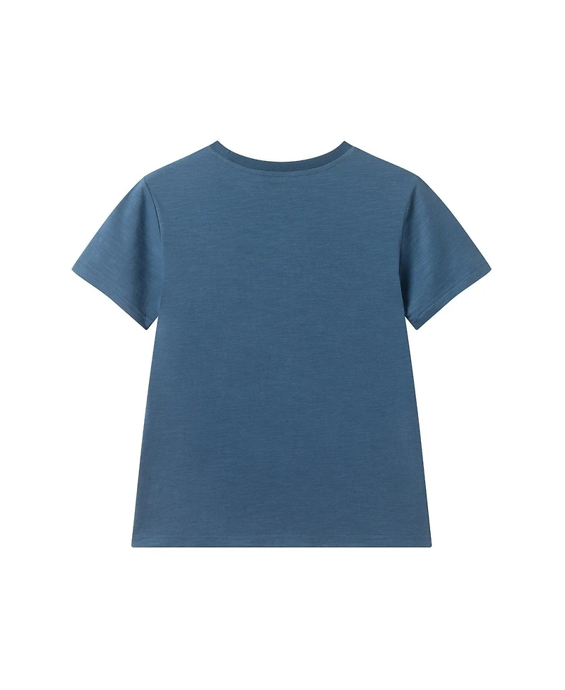 Andy & Evan Boys and Navy Surfing Graphic Tee