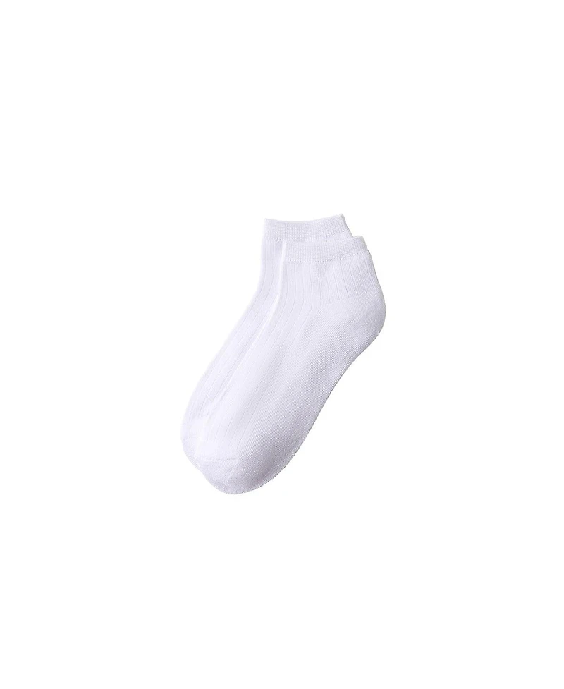 Lands' End Women's 3-Pack Soft Viscose Half Cushion Quarter Socks
