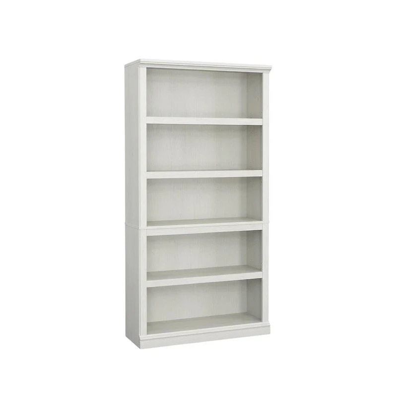 Starlight Canyon Home White storage bookcase with spacious shelves and modern design