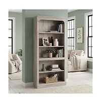 Starlight Canyon Home Modern Farmhouse Chalked Chestnut Storage Bookcase with Rectangular Design