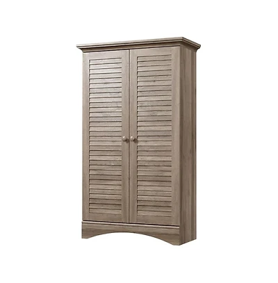 Starlight Canyon Home Rustic Salt Oak Finish Storage Cabinet With Coastal Cottage Style