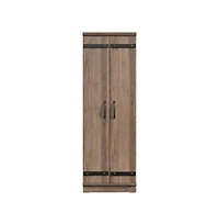 Starlight Canyon Home Storage Cabinet With Salt Oak Finish And Spacious Interior For Home Or Office
