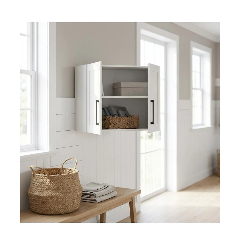 Starlight Canyon Home White Storage Cabinet With Soft Finish And Coastal Chic Style