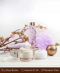 Lovery Lavender Lilac Home Spa Gift Set - 5 Pc Travel Care Kit