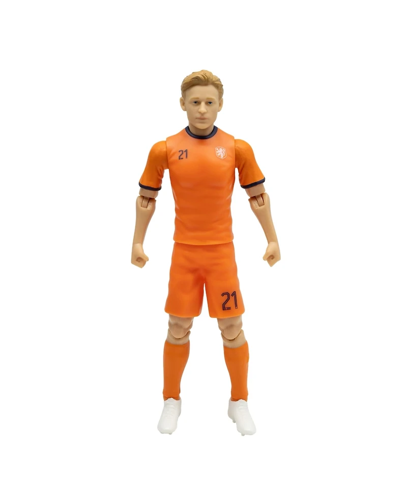 Banbo Toys Sockers Netherlands National Frenkie de Jong 8" Collectible Soccer Action Figure