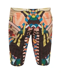 Pre-Owned Givenchy Men's Abstract Print Nylon Swim Shorts