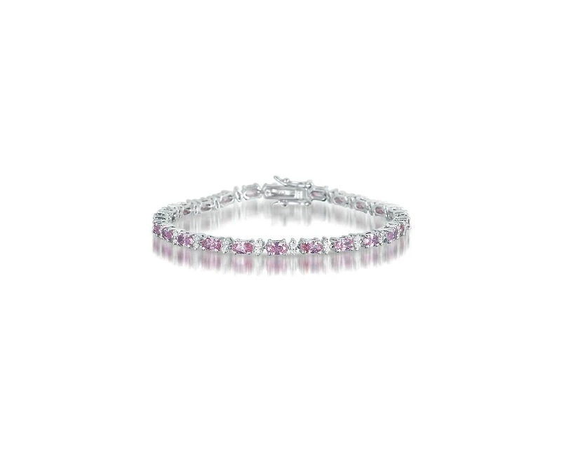 GiGiGirl Classic Vibrant Cz Tennis Bracelet