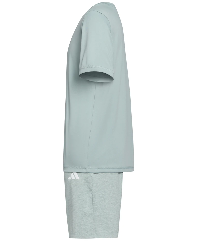 adidas Boys' 8-16 Short-Sleeve T-Shirt and Shorts, 2-Piece Set