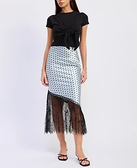 En Saison Women's Hazel Midi Skirt