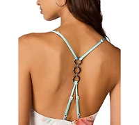 Steve Madden Juniors' Gilette Floral Print Slip Dress