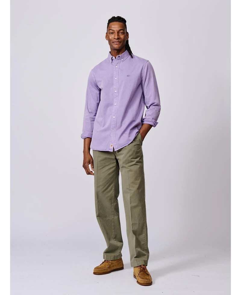 Aubin Men's Hessle Long Sleeve Relaxed Fit Shirt