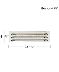 Possini Euro Design Possini Euro Diana 23 1/2" Wide Chrome Led Bathroom Vanity Light