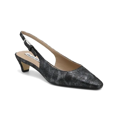 Charles David Women's Ficken Low Heel Slingback Dress Pump
