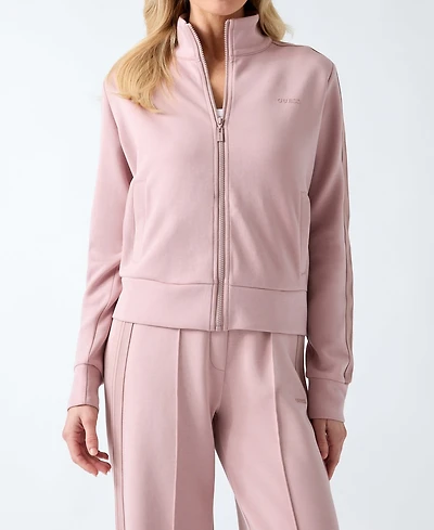 Guess Women's Lyra High-Neck Full-Zip Sweatshirt
