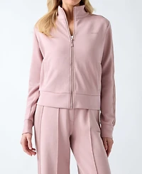 Guess Women's Lyra High-Neck Full-Zip Sweatshirt