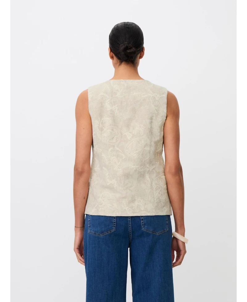 Masai Copenhagen Women's Majorvienne Embroidered Waistcoat