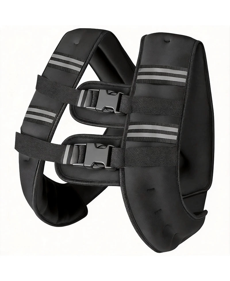 Aofar Weighted Vest Reflective Adjustable Strength Training Walk Run Jog