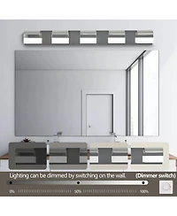 Midola Modern Bathroom Vanity Lighting 5-Light Led Vanity Lights Over Mirror Bath Wall Lighting